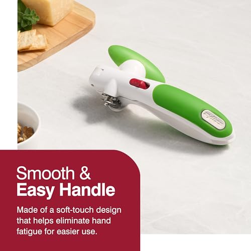 Red Manual Can Opener With Lid Lifter Magnet U17705