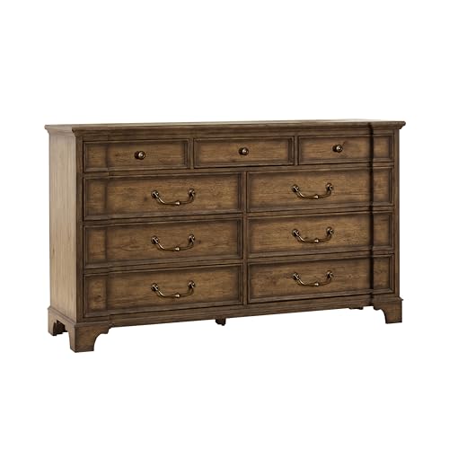 6 Pcs Queen Panel Bed Dresser Mirror Bachelor Chest 2 Nightstand Dark Wood Bedroom Furniture Set F548