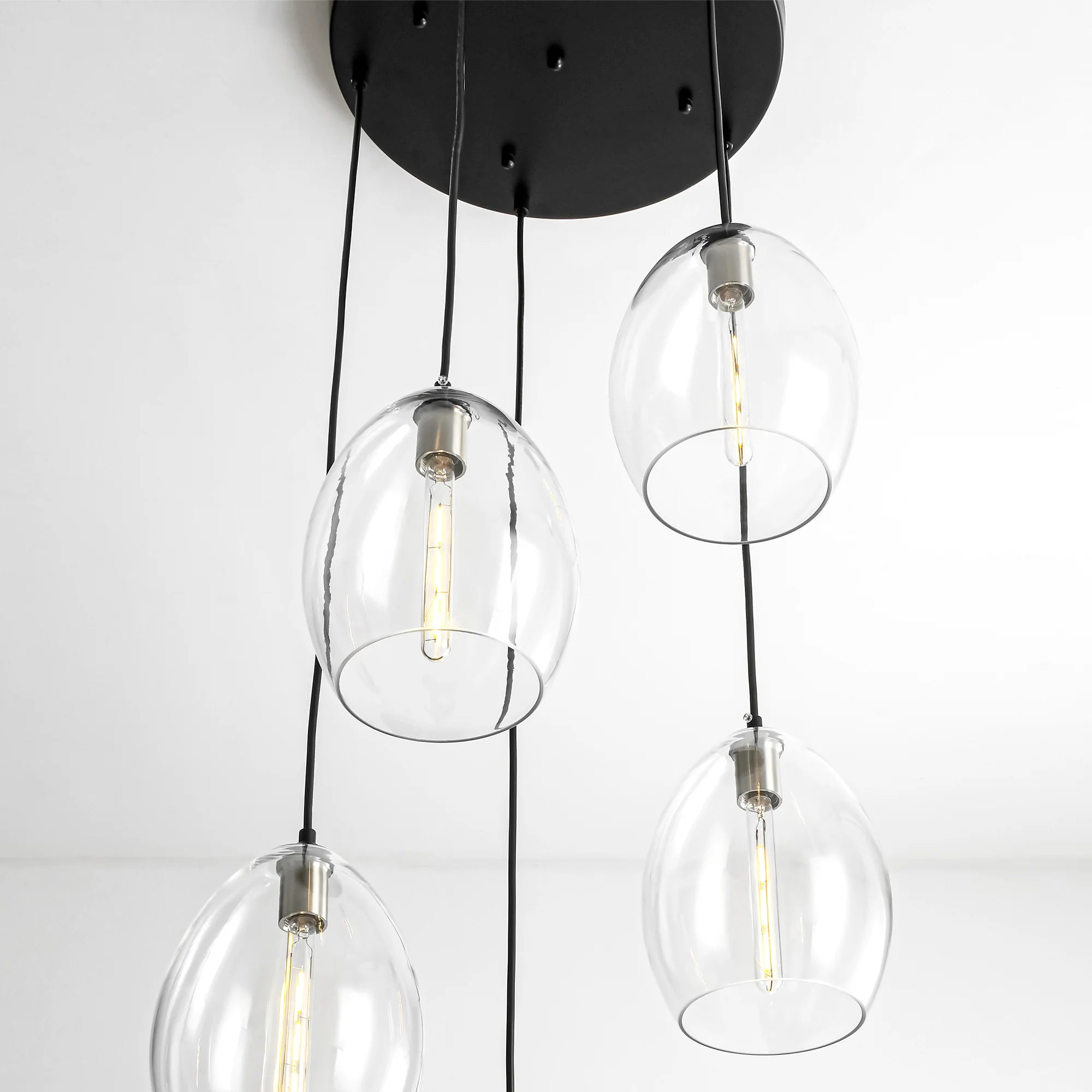 5-Light Glass Shade Pendant I980