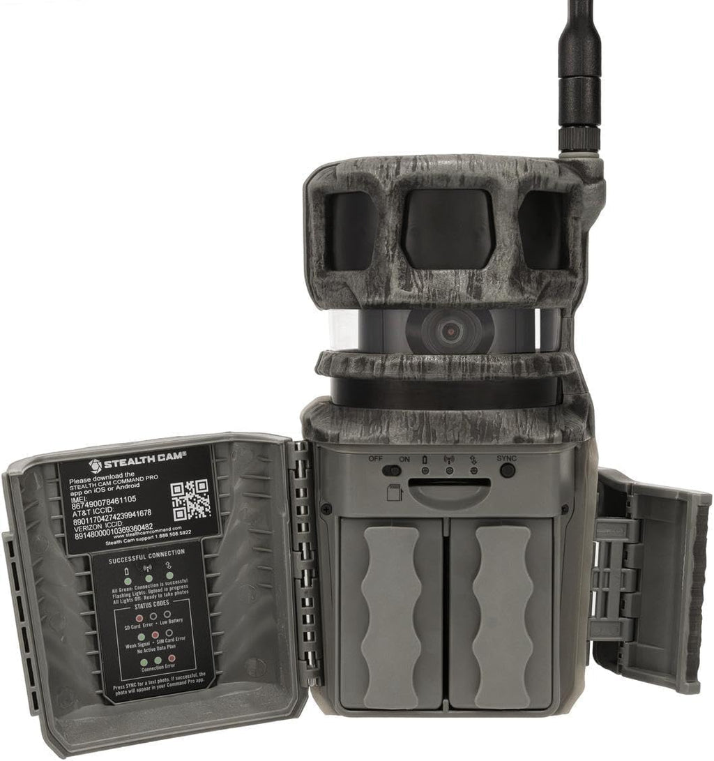 36MP Trail Camera with 1080P HD Video, 0.4 Sec Trigger Speed, 360° Panoramic View, Built-in GPS, Cellular (2pk), 32GB SD Cards, & Microfiber Cleaning Cloth E231