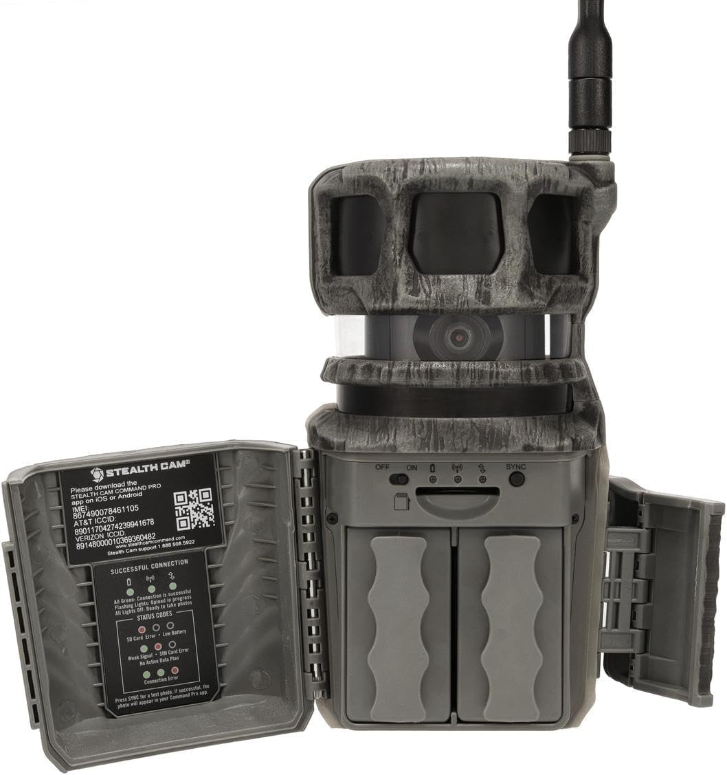 36MP Trail Camera with 1080P HD Video, 0.4 Sec Trigger Speed, 360° Panoramic View, Built-in GPS, Cellular (2pk), 32GB SD Cards, & Microfiber Cleaning Cloth E231