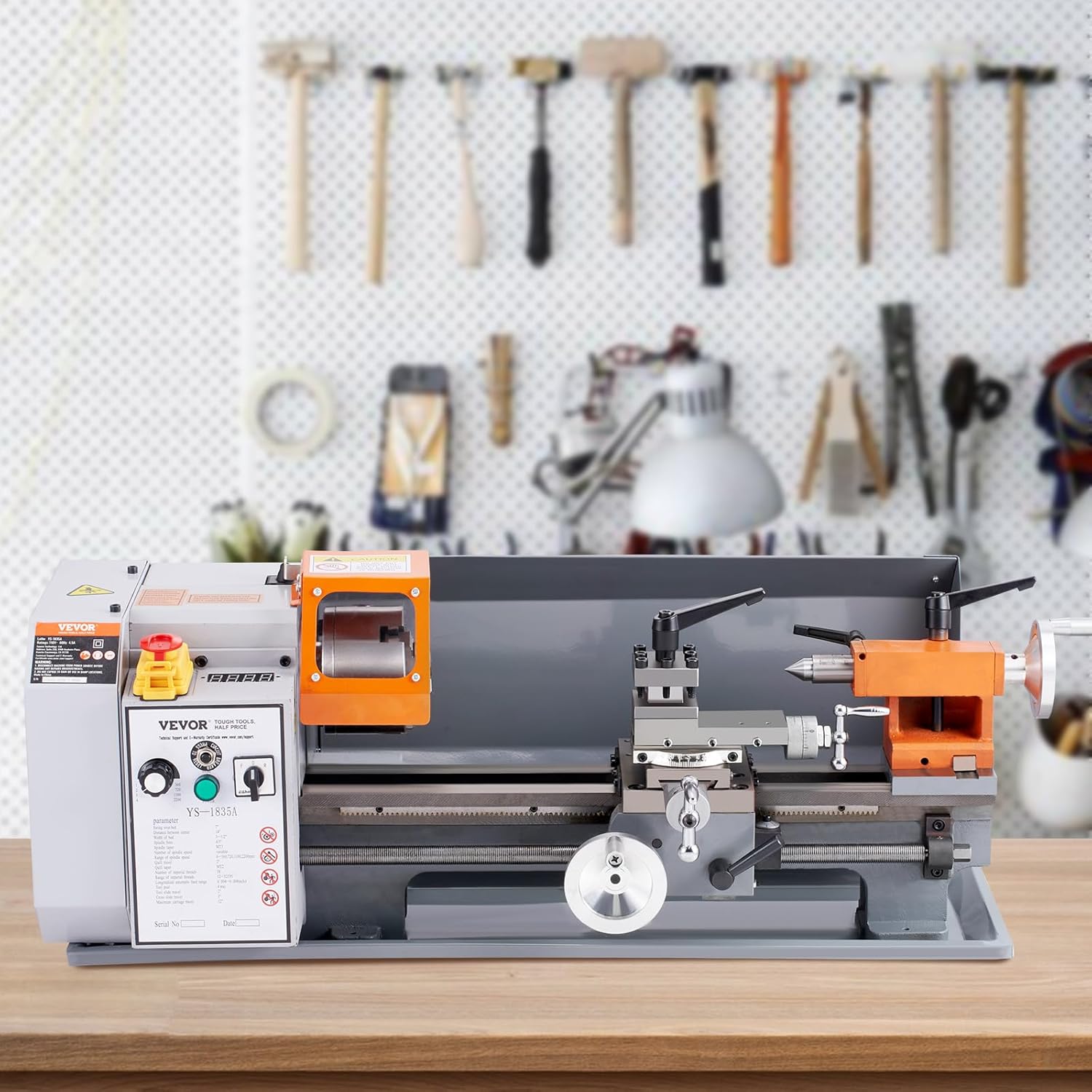 7'' x 13.78'' Metal Lathe with Tool Box G848539
