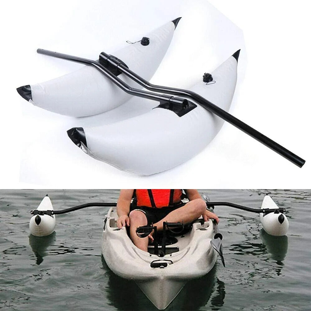 2 Pack PVC Inflatable Kayak Outrigger Stabilizer Y798