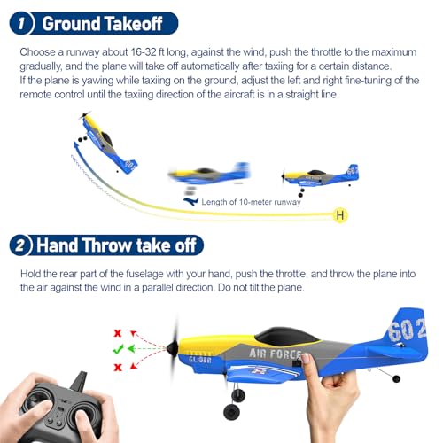 3 Channel RC Airplane 2.4GHz with 2 Batteries 6-axis Gyro Stabilizer X173