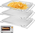 3Pcs Stainless Steel Air Fryer Basket T134136