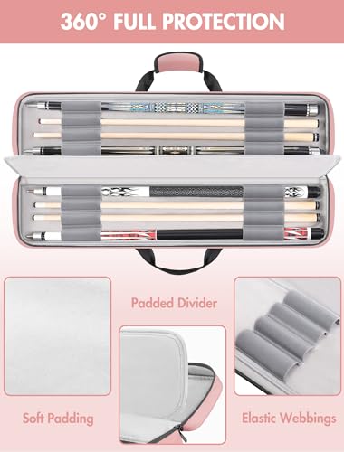 4x5 Pool Cue Case with Adjustable Shoulder Straps O2413