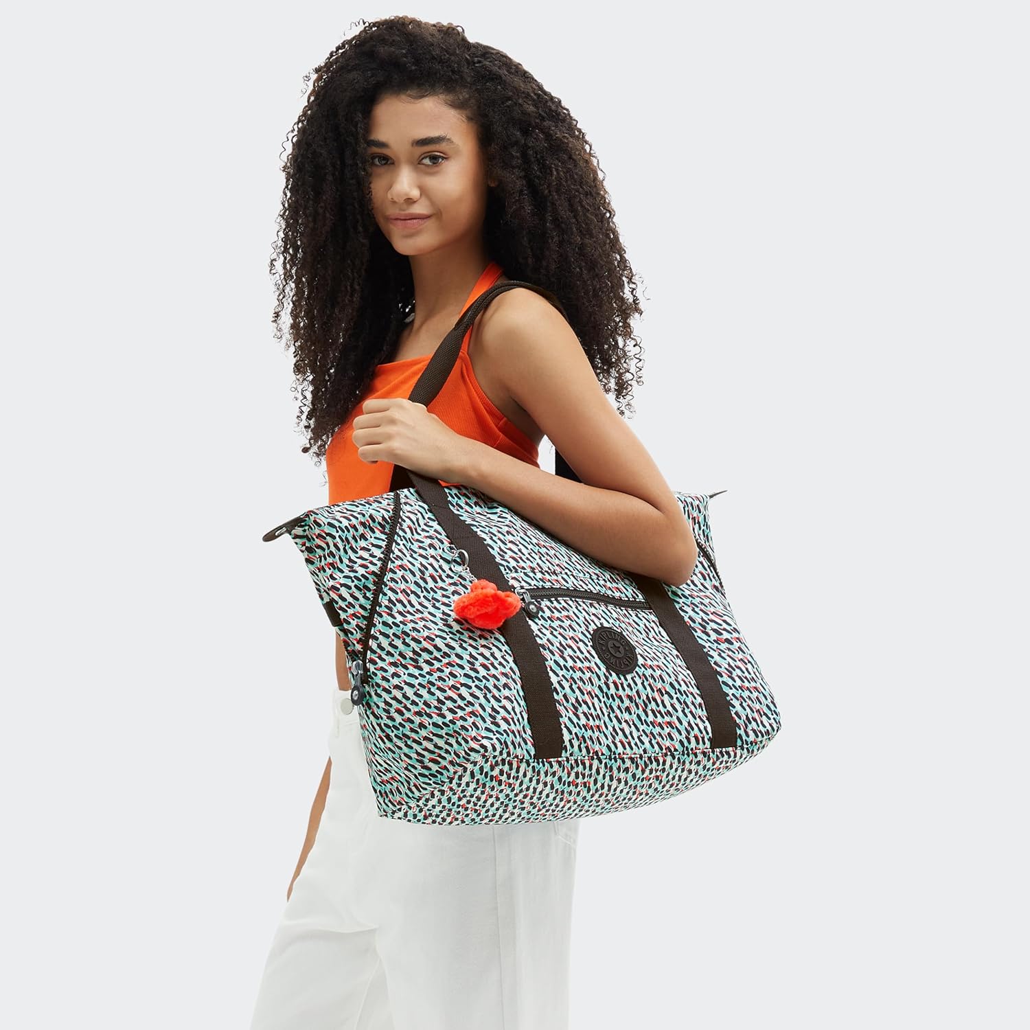 Medium Printed Tote Bag D7188
