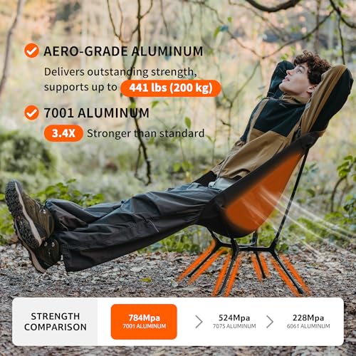 Snap Camping Chair with Storage Bag D84443