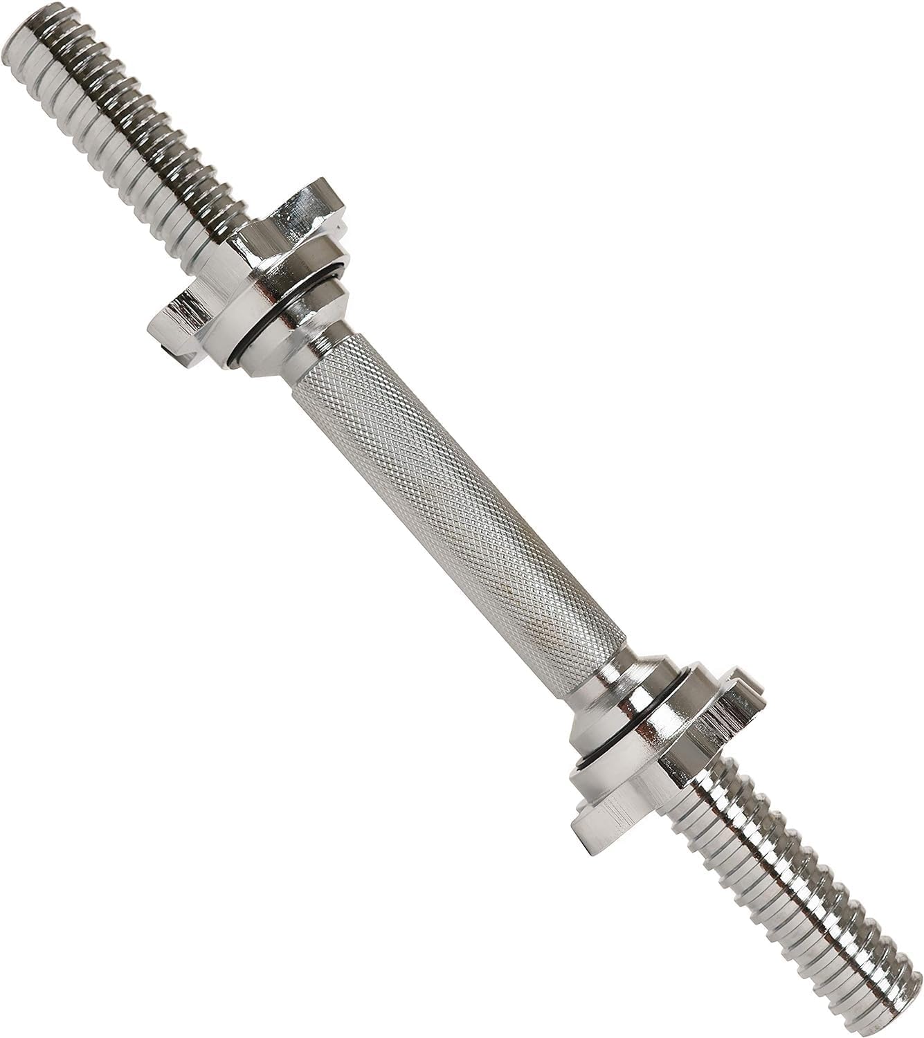14" Threaded Chrome Dumbbell Bar Pair S368