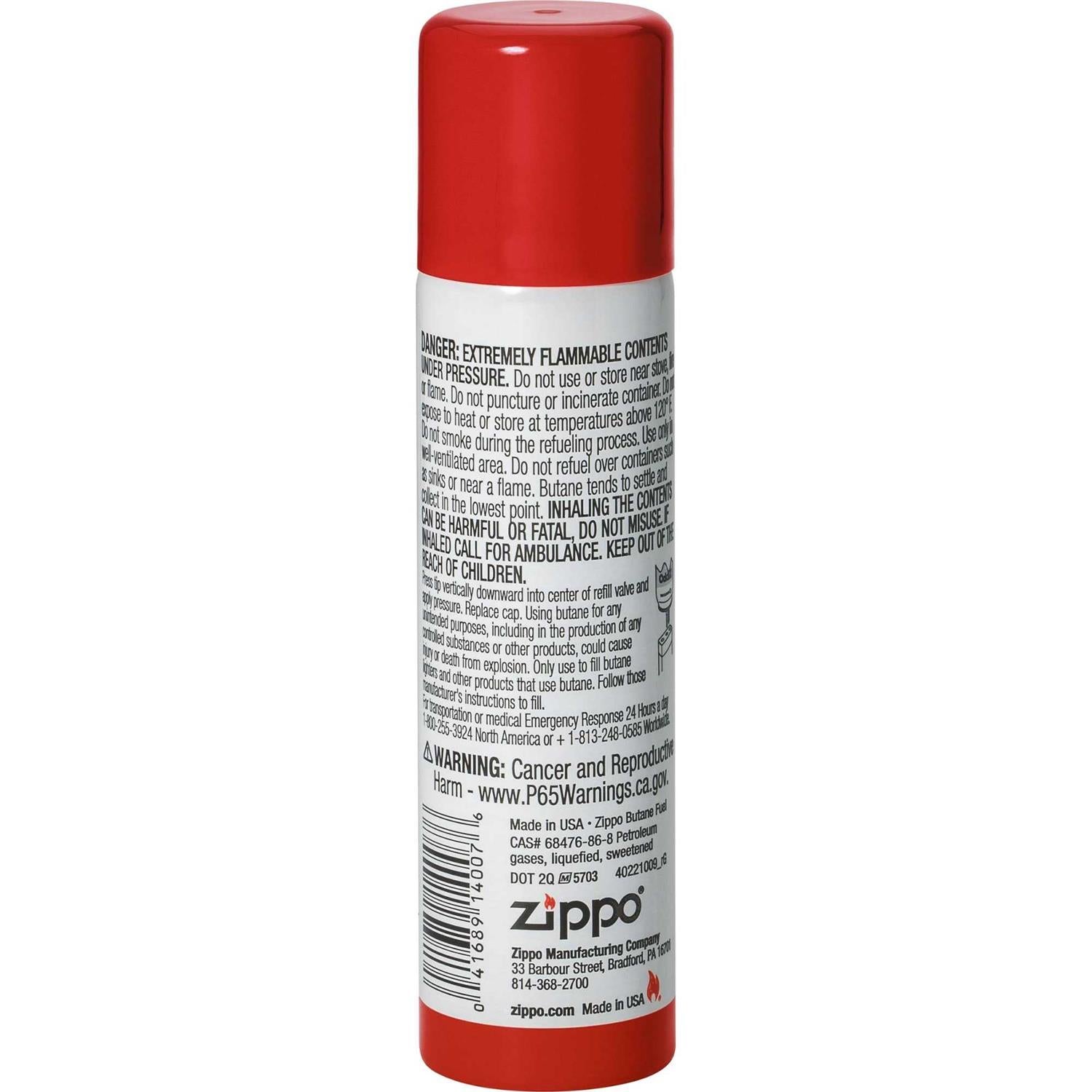 Zippo Butane Fuel N325308