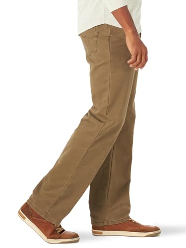 Fleece And Flannel Lined Relaxed-Fit Straight-Leg Jeans S805721