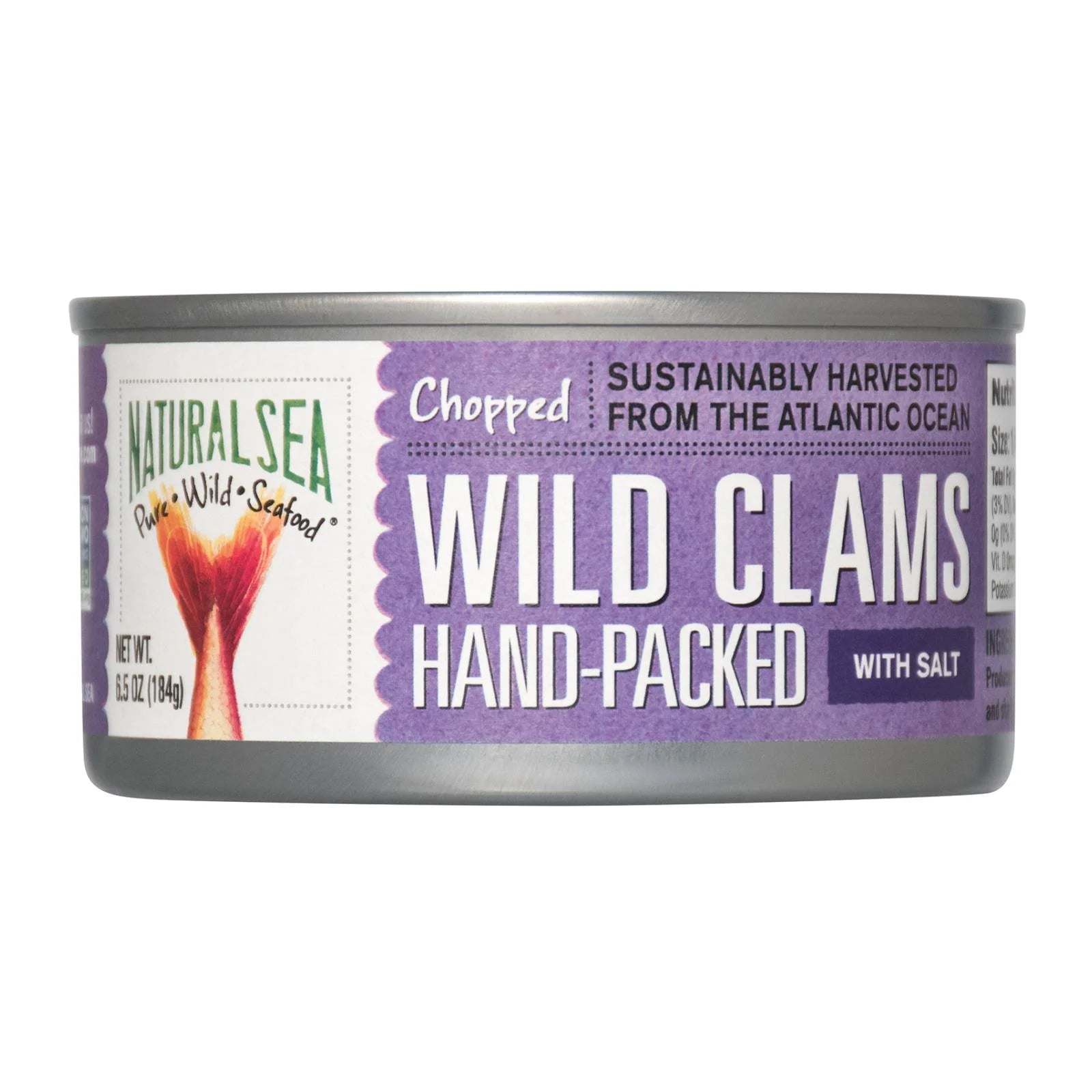 Chopped Wild Atlantic Surf Clams - Case of 12 - 6.5 OZ O4134