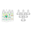 8 oz Narrow Baby Bottles with Silicone Nipple P191120