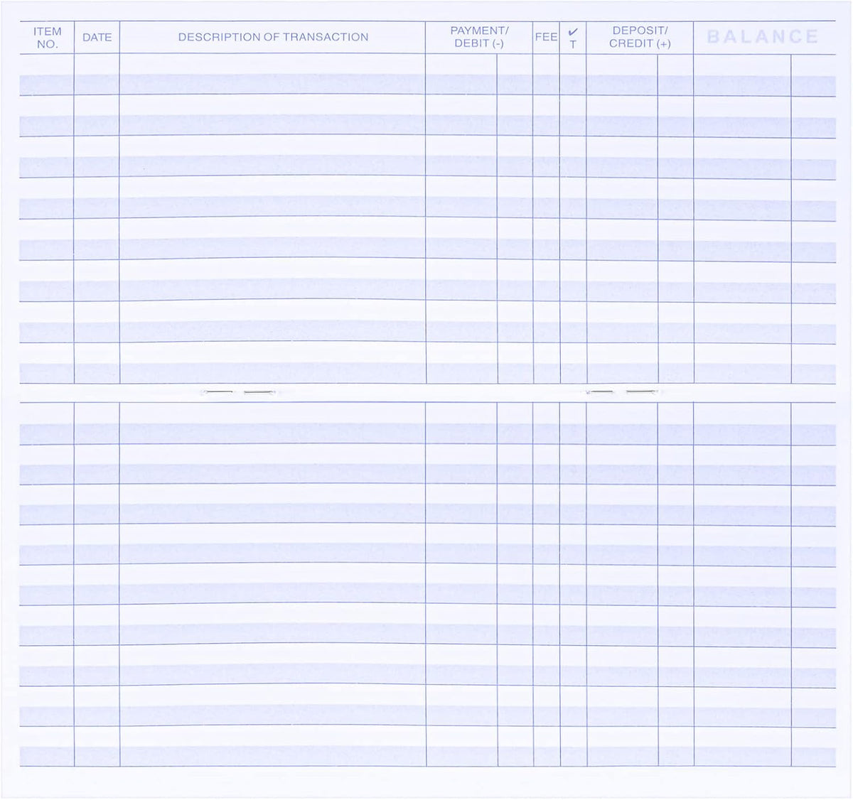 6PCS Checkbook Register K37088