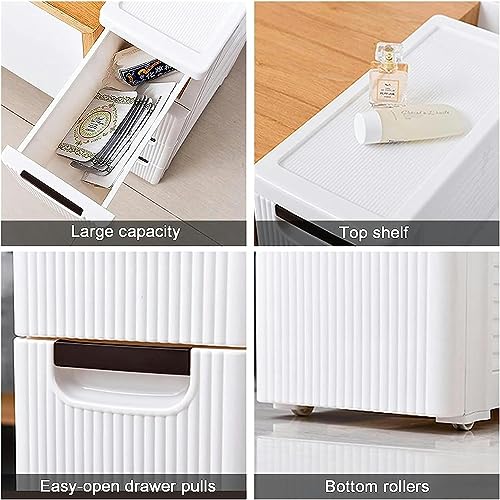 Thin Floor Cabinet with Drawer and Storage Shelf O880339