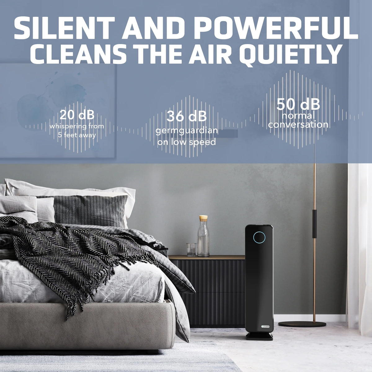 Tower Air Purifier with HEPA Filter, UV-C F89999