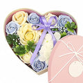 13 Pcs Scented Rose Bath Soap in Heart Gift Box Y673501