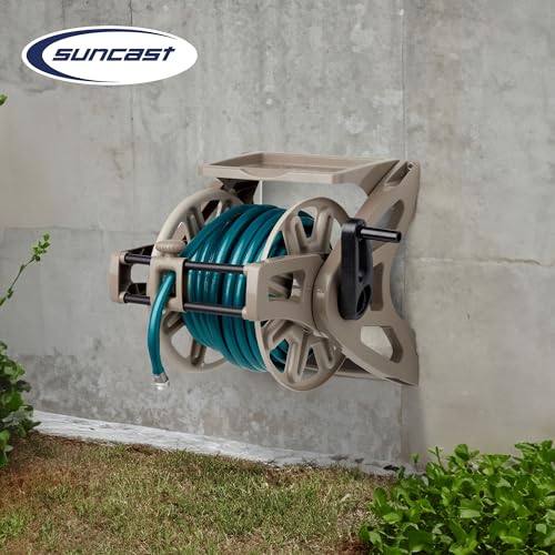 Heavy Duty Wall Mount Water Hose Winder with Hand Crank W62045