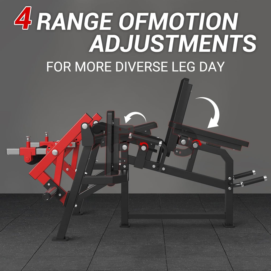 Adjustable Leg Extension and Curl Machine T634