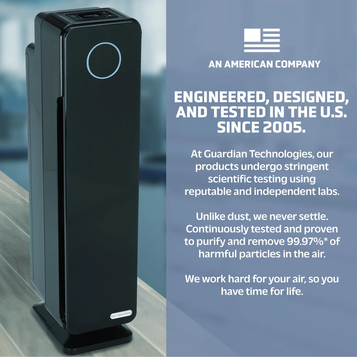 Tower Air Purifier with HEPA Filter, UV-C F89999