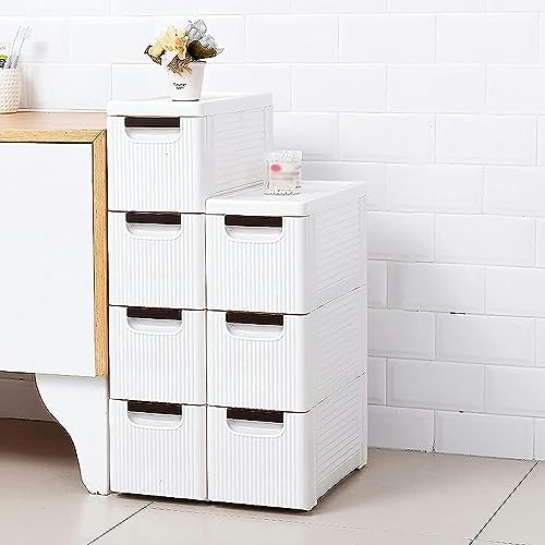 Thin Floor Cabinet with Drawer and Storage Shelf O880339