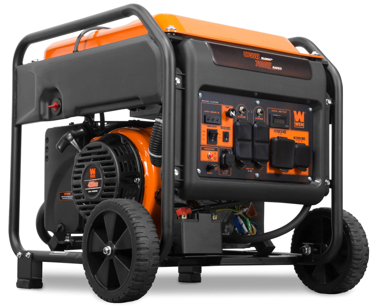 8750-Watt Electric Start Open Frame Inverter Generator Z292
