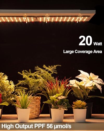 2Pcs 20W Full Spectrum LED Plant Grow Light W67053