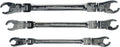 5 Pc. Ratcheting Flex Head Flare Nut Wrench Set, SAE M16747
