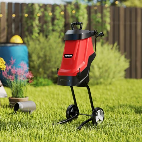 15 Amp Corded Electric Wood Chipper Shredder with Collection Bag V829350