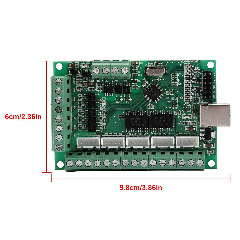 MACH3 Motion Control Card CNC USB Interface Board G48548