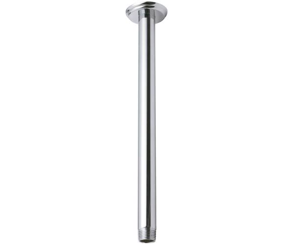 18x22 Traditional Ceiling Shower Arm - White T875