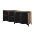 Urban Industrial Metal Mesh 4 Door TV Stand F796