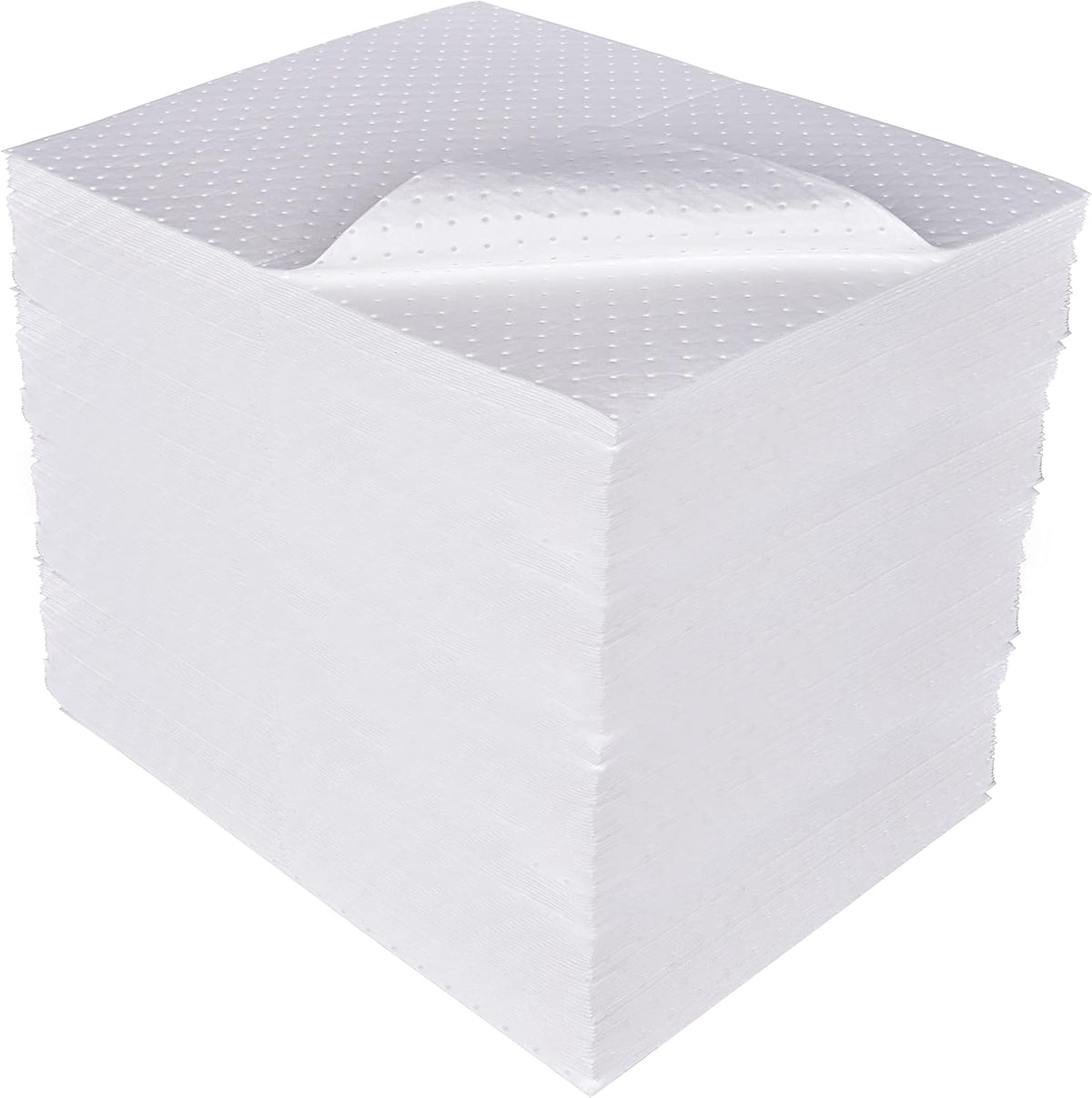 100 Piece Universal Absorbent Mat Pads, 20" x 15", Gray, Pack of 2 V578541