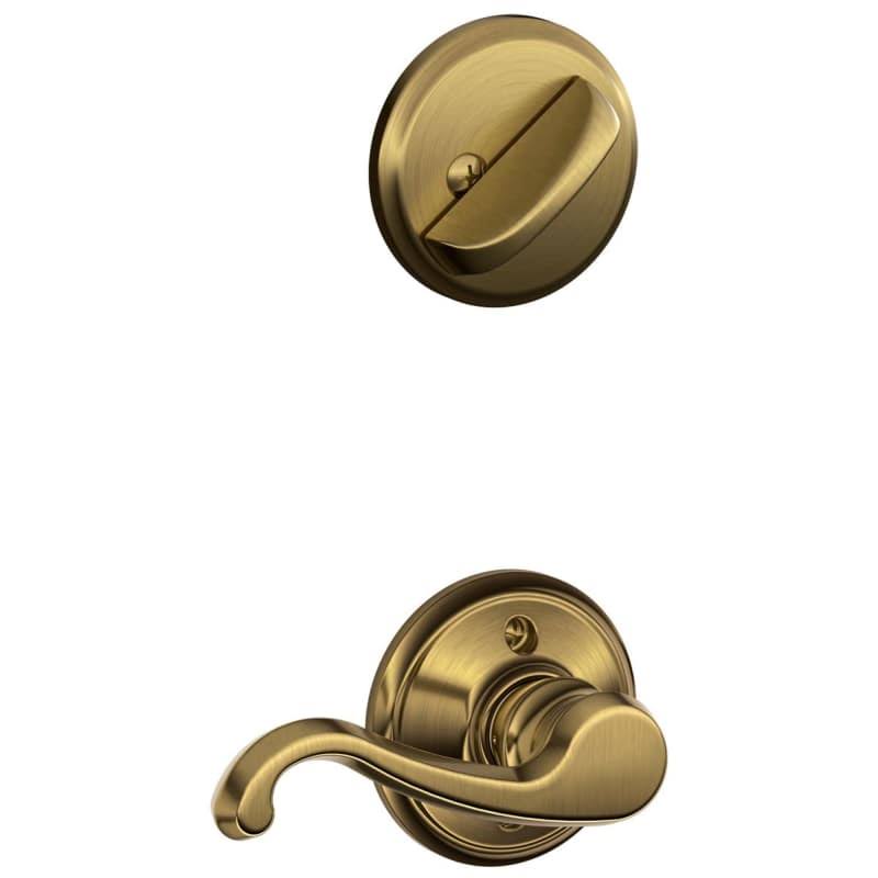 Antique Brass Single Cylinder Interior Pack N593524
