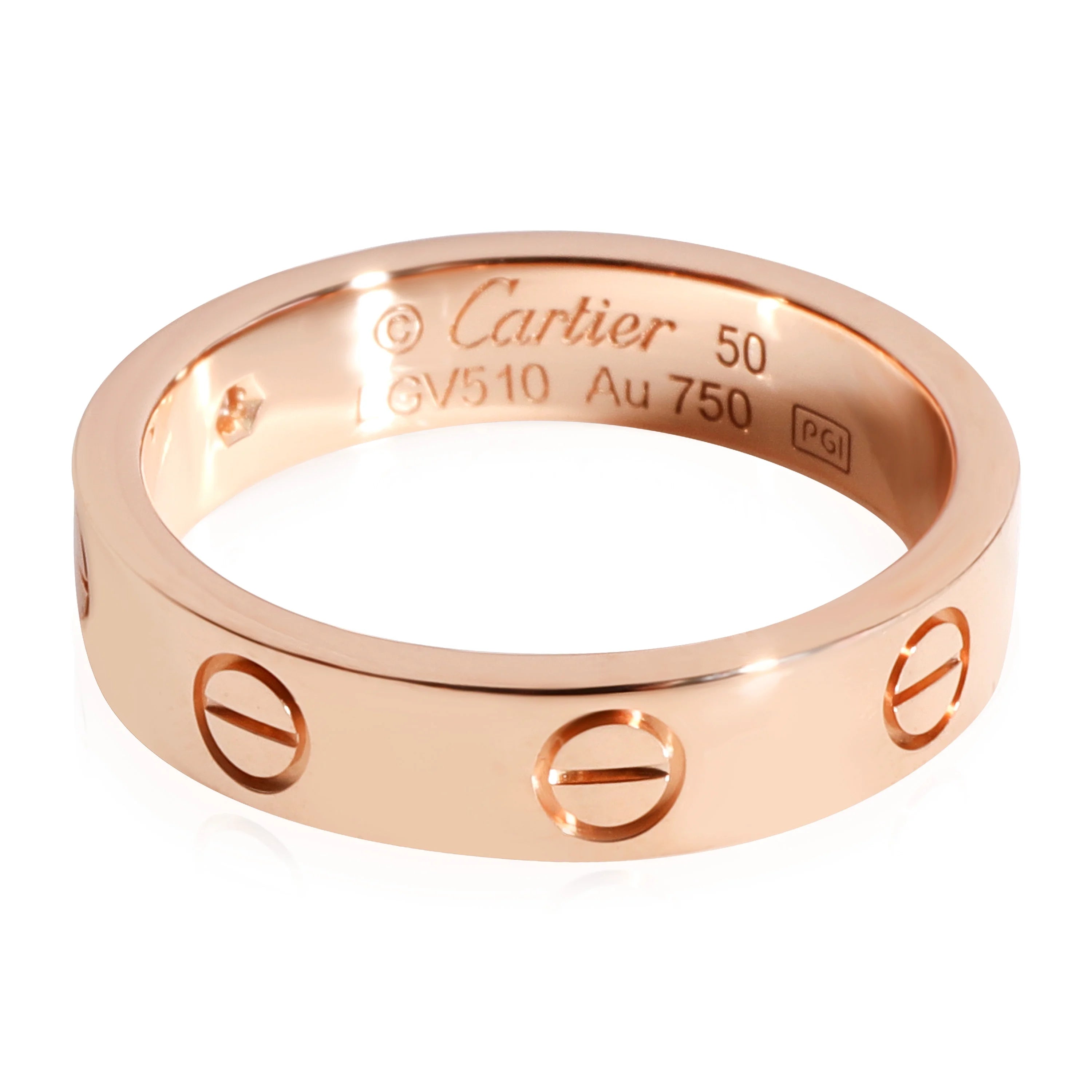 18k Rose Gold Wedding Band with 1 Diamond Z570