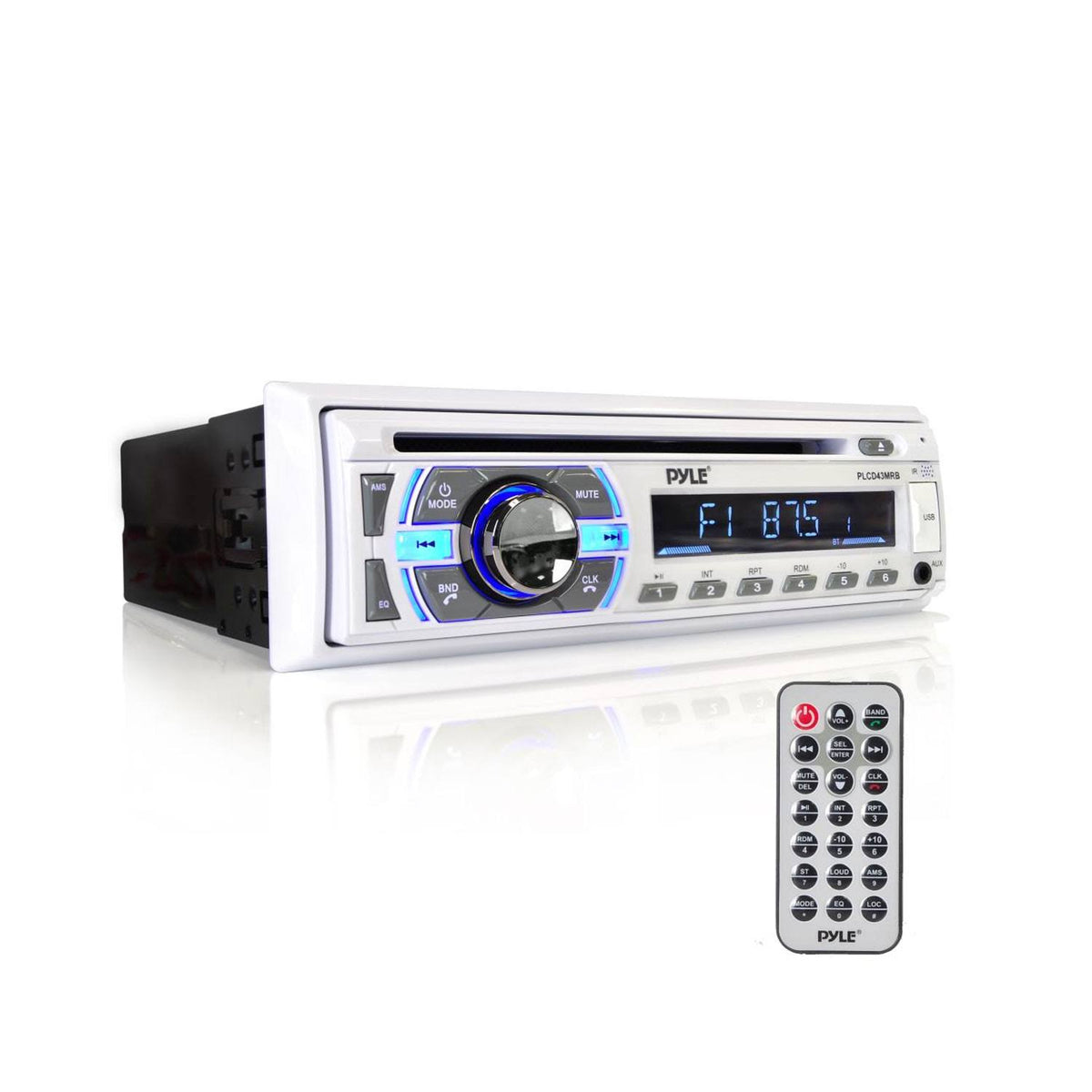 Single DIN Marine Bluetooth Stereo Receiver CD Player 4 Pack J262899