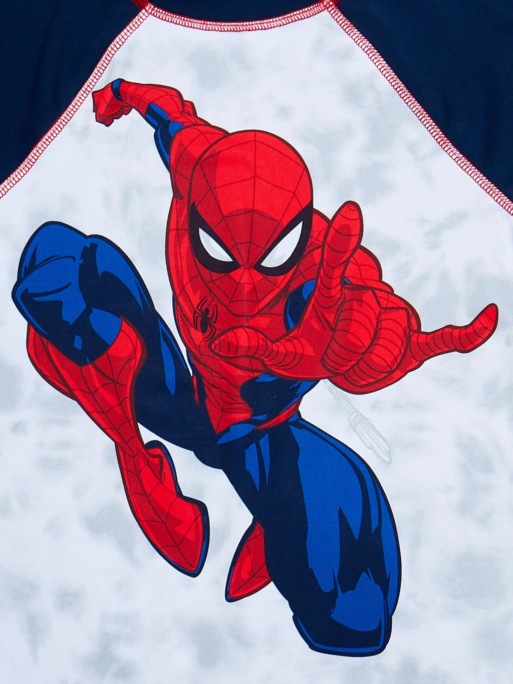 Spider-Man Boys 2-Piece Rashguard and Swim Trunks Set P435