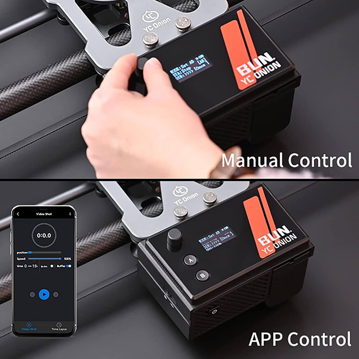 Motorized Camera Slider 80cm Carbon Fiber with APP Control S794