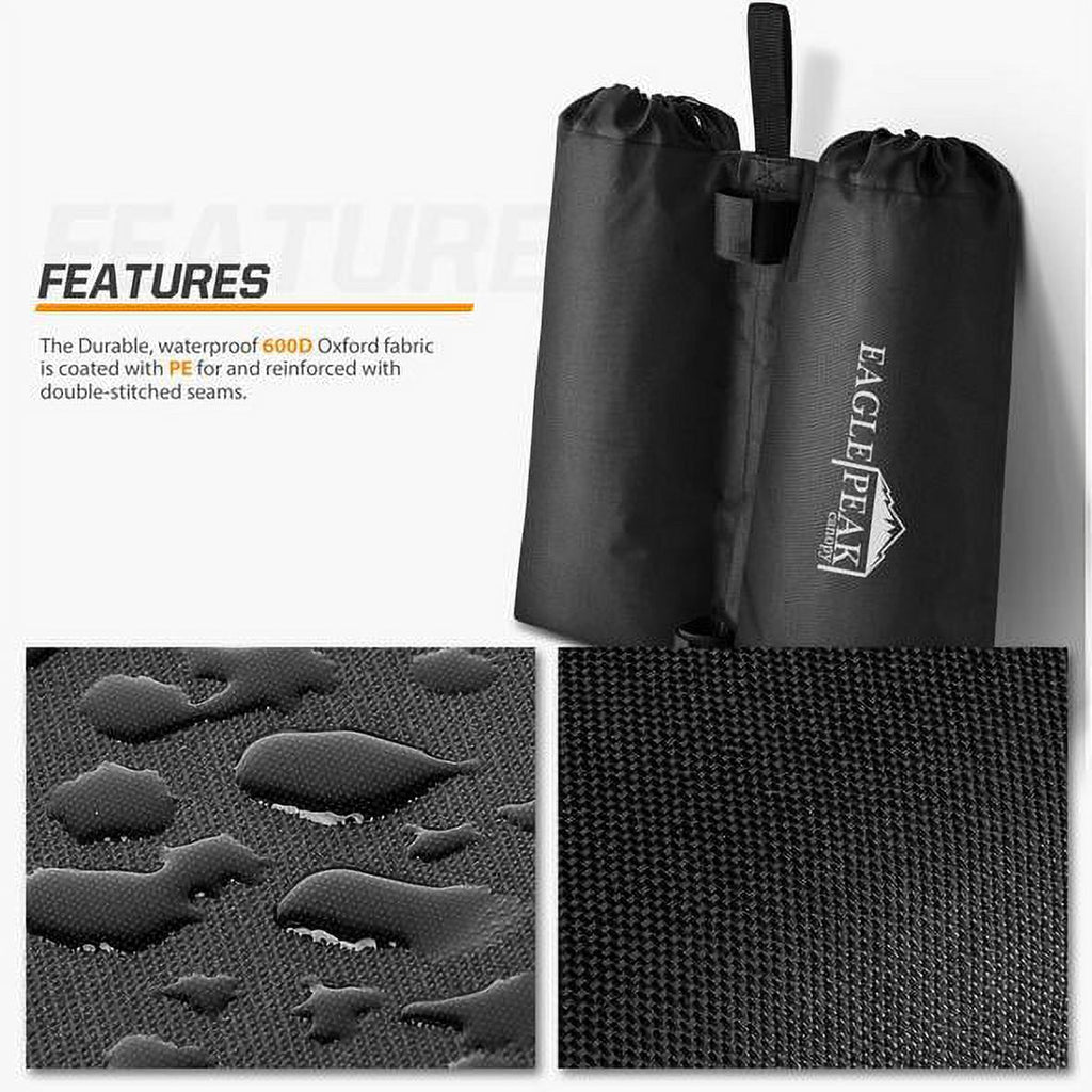 Black Sand-Fill Weight Bag Set 4pcs Per Pack R16812