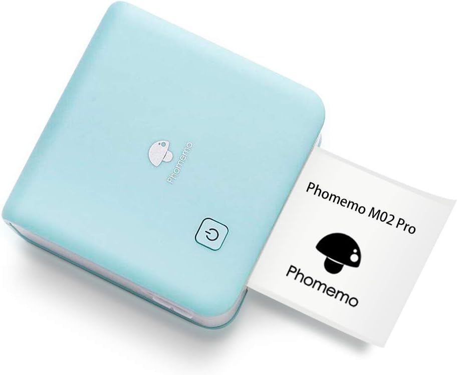 Cyan Mini Thermal Photo Printer V576989