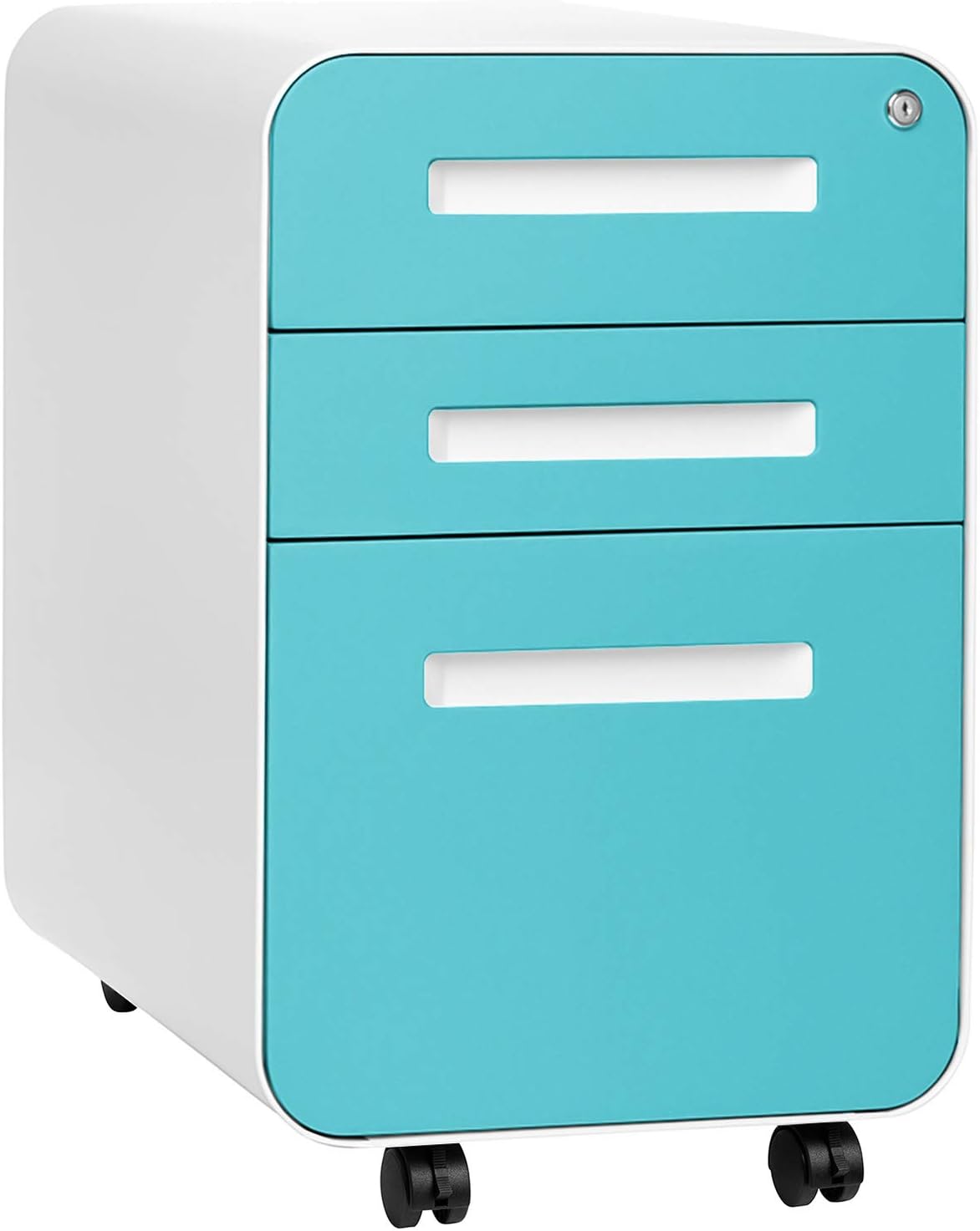 White 3-Drawer File Cabinet J229
