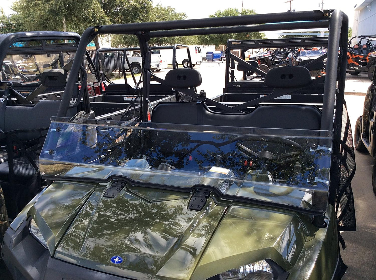 POLARIS RANGER 800 FULL SIZE 1/4 POLYCARBONATE HALF WINDSHIELD T4419