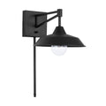 Matte Black 1-Light Sconce Y820