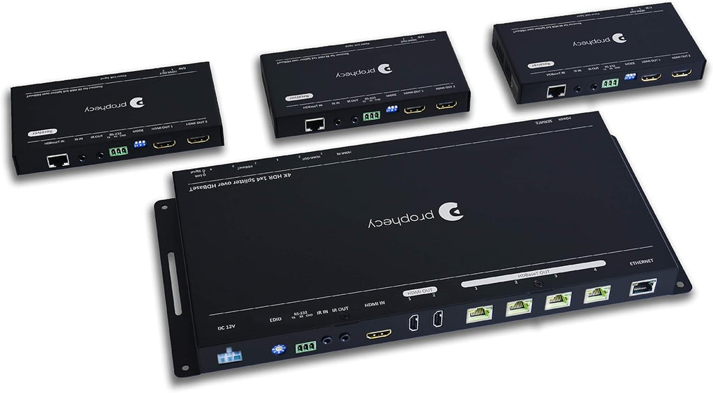 1x2 HDMI Extender Splitter Full HD 1080p Over Ethernet Cable with HDMI Loopout L67833