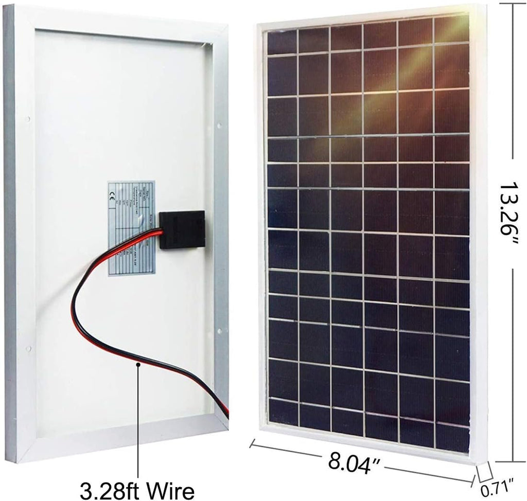 5W Solar Panel 12V PV Module Pack of 2 D139