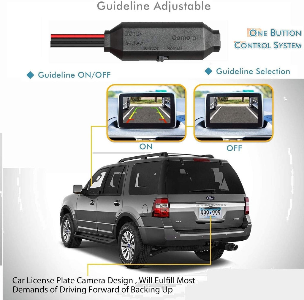 HD 1280x720p Reversing Camera Integrated in Trunk Handle Rear View Backup Camera V44197