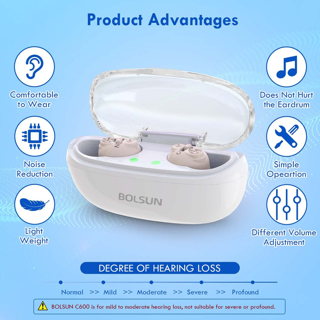 Rechargeable Invisible Hearing Aids Q6597
