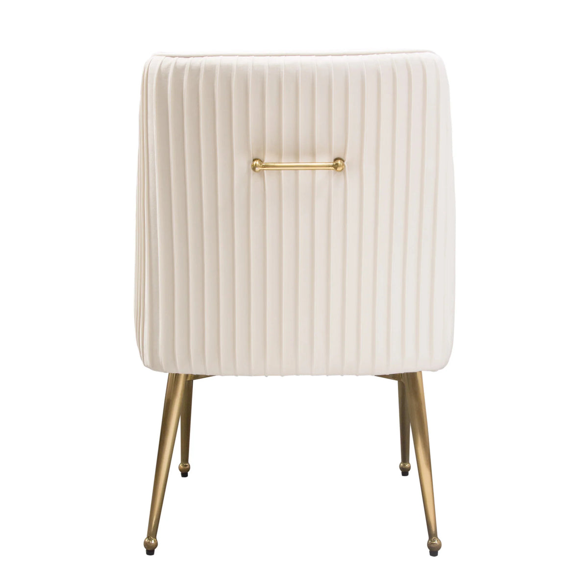 Cream Velvet Conference Dining Chairs Set of 2 N864