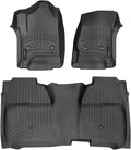 Custom Fit FloorLiner for Silverado/Sierra Crew Cab - 1st & 2nd Row (Grey) O21323