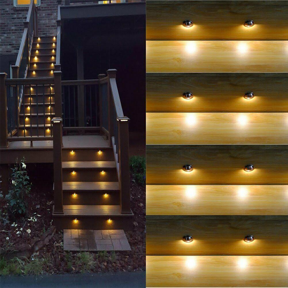 10 Pc Low Voltage LED Deck Lights Kit G690